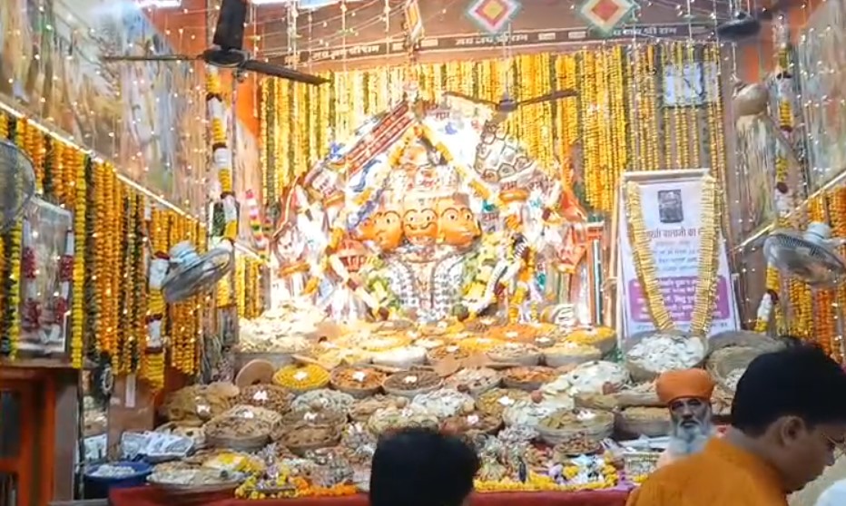 पंचमुखी बालाजी मंदिर में अन्नकूट महोत्सव